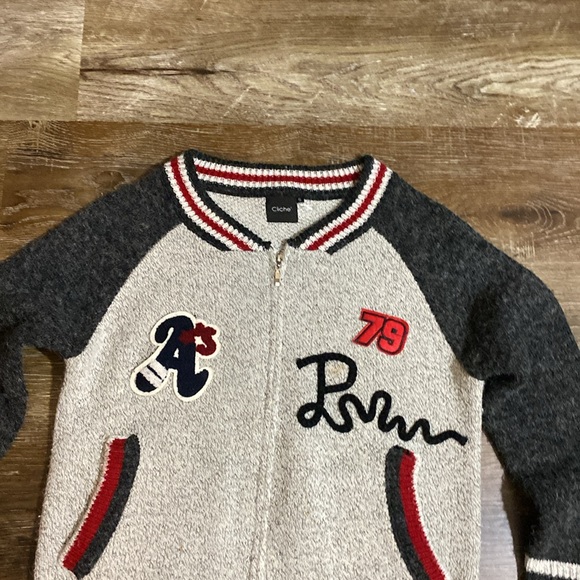 Cliche’ Wool Zip up Sweater - Picture 4 of 7